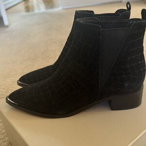 Marc Fisher Black Suede Bootie